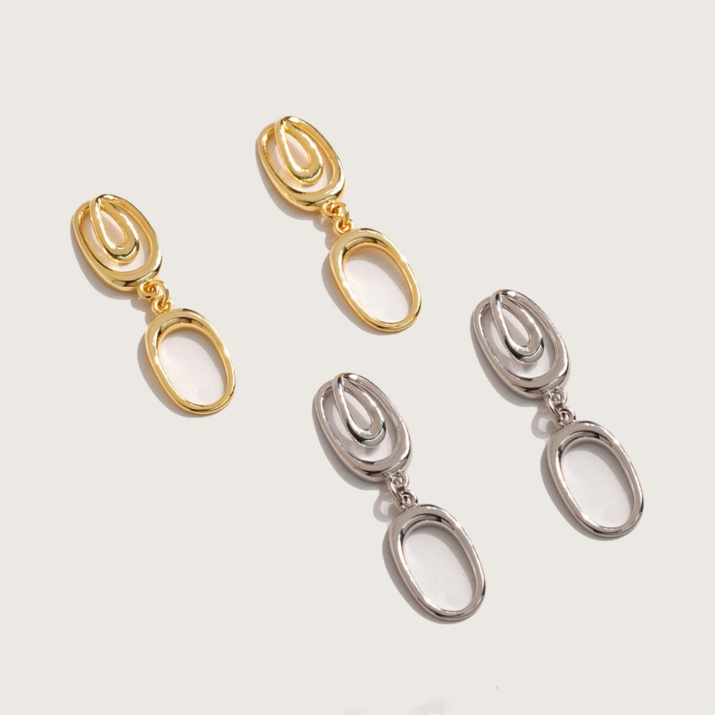 Pearl Necklace - 5pcs Gold Plated Simple Clasps, Pearl