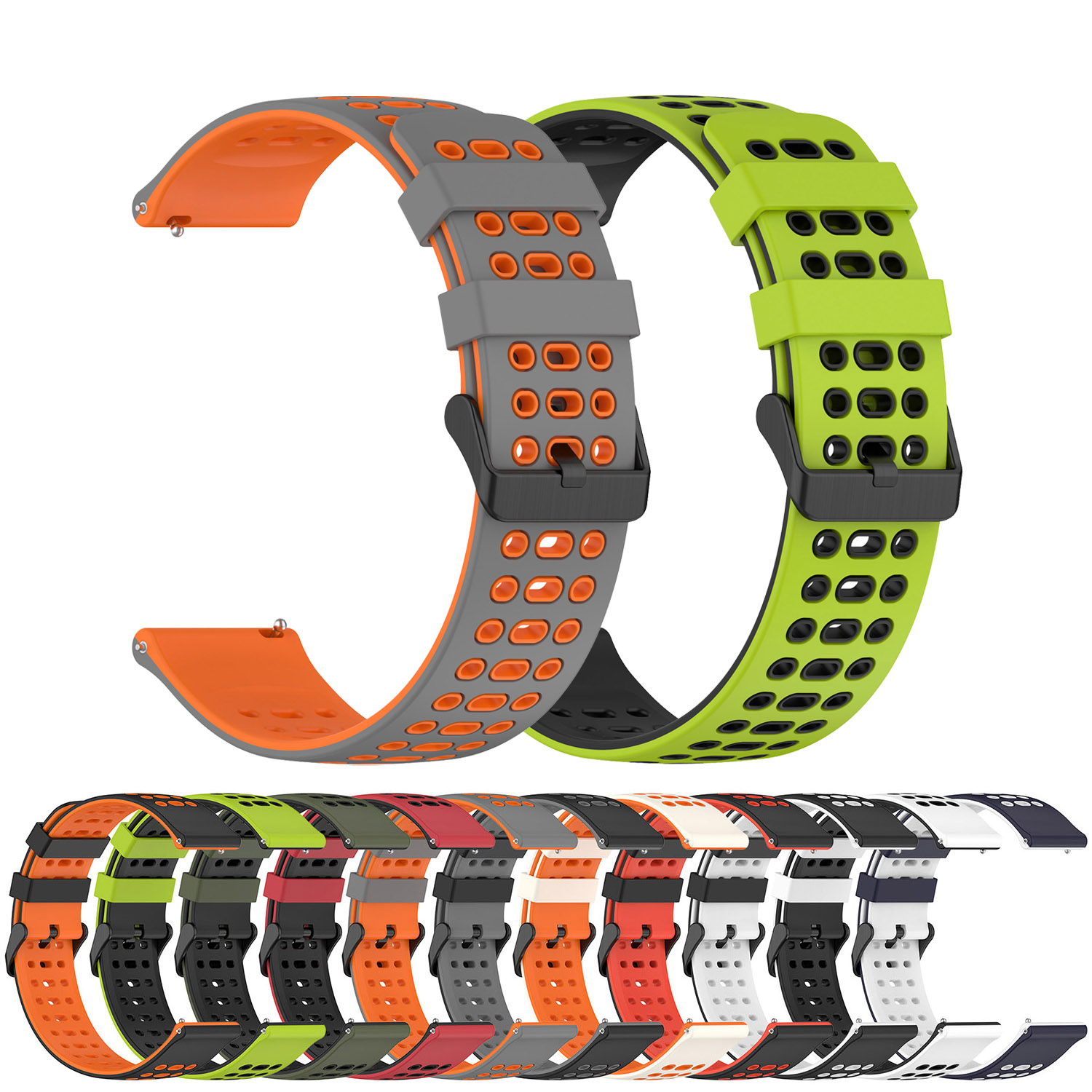 A1 Watches & Jewelry New York Photos - 22mm Sports Silicone Strap For Mi