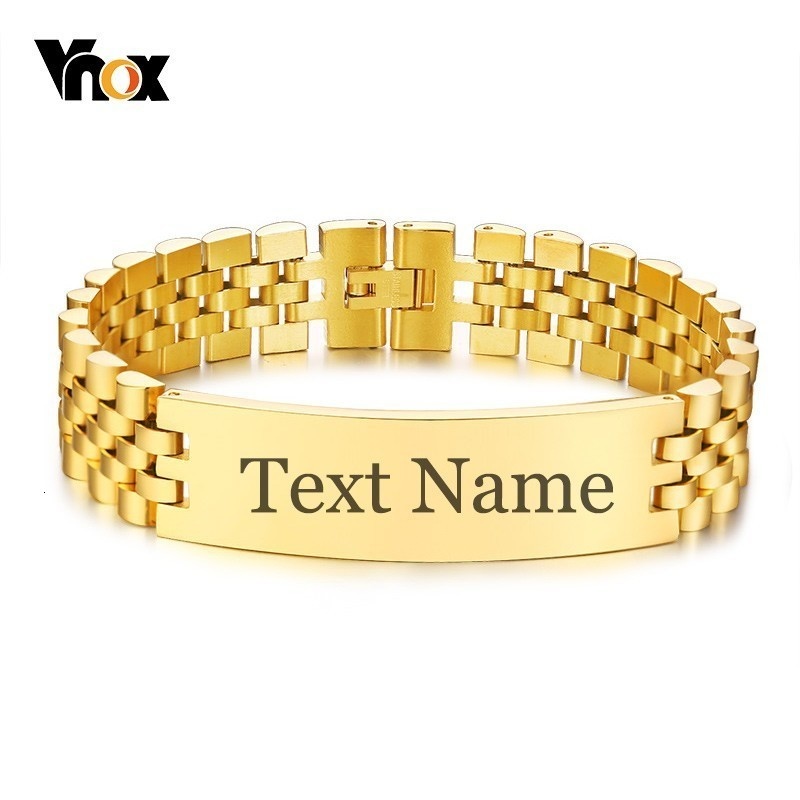 Jewelry Type Watches - Vnox Mens 15mm Wide ID Tag