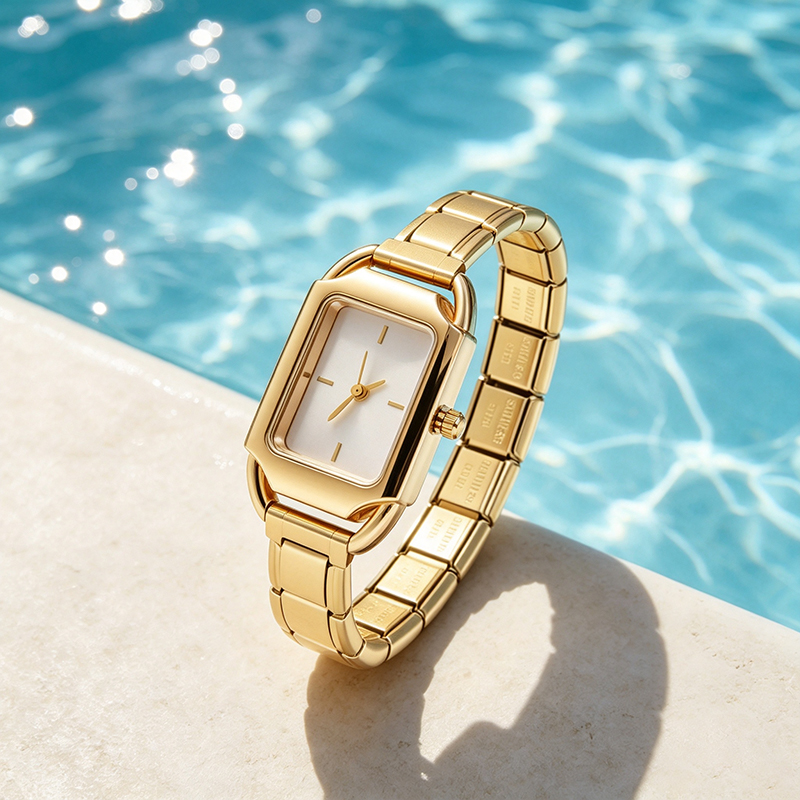Jewelry Type Watches - 2026 Golden Square Watch Gift Men