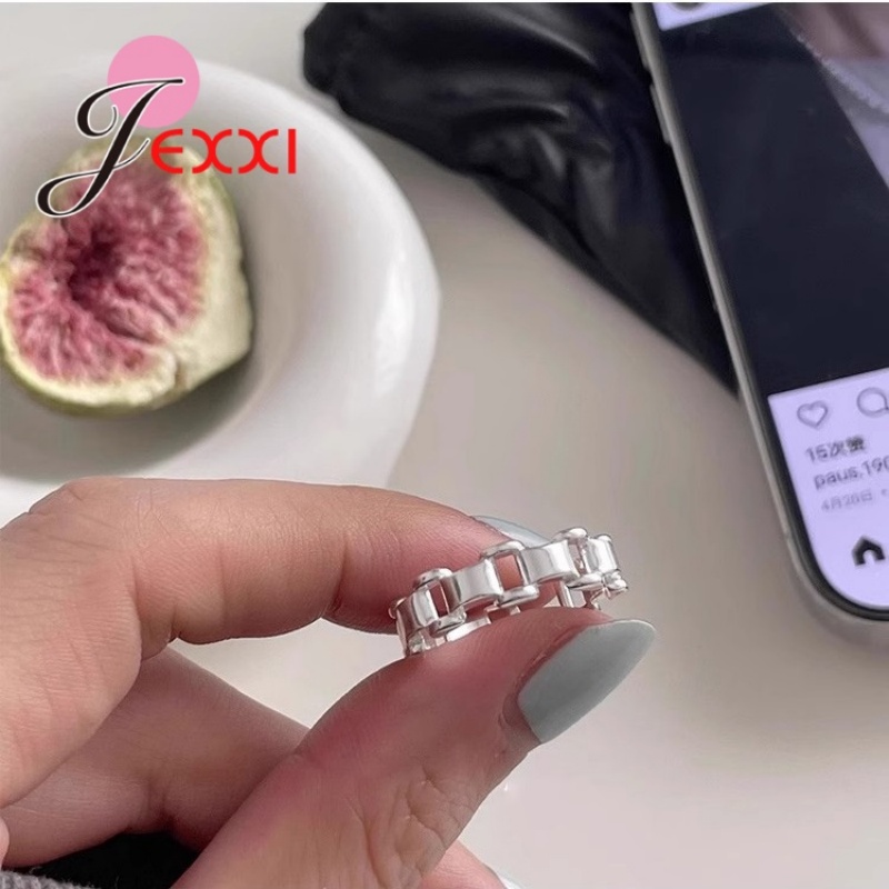 Fine Jewelry Watches Women - Sterling Silver S925 Watch Chain Rings