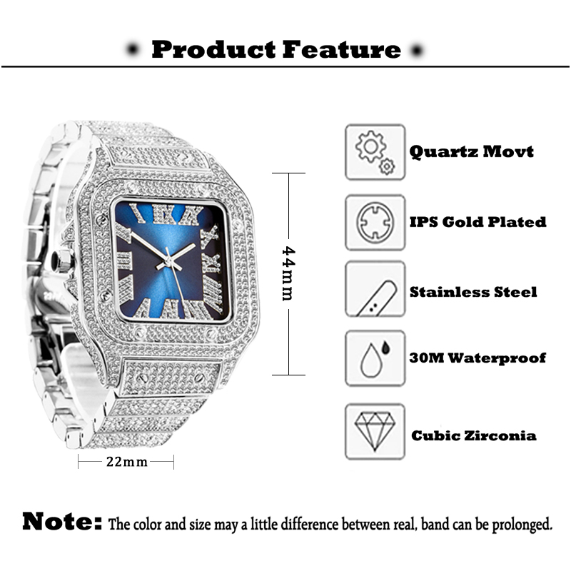 MISSFOX Mens Watches Hip Hop B - Jewelry Type Watches recension och pris