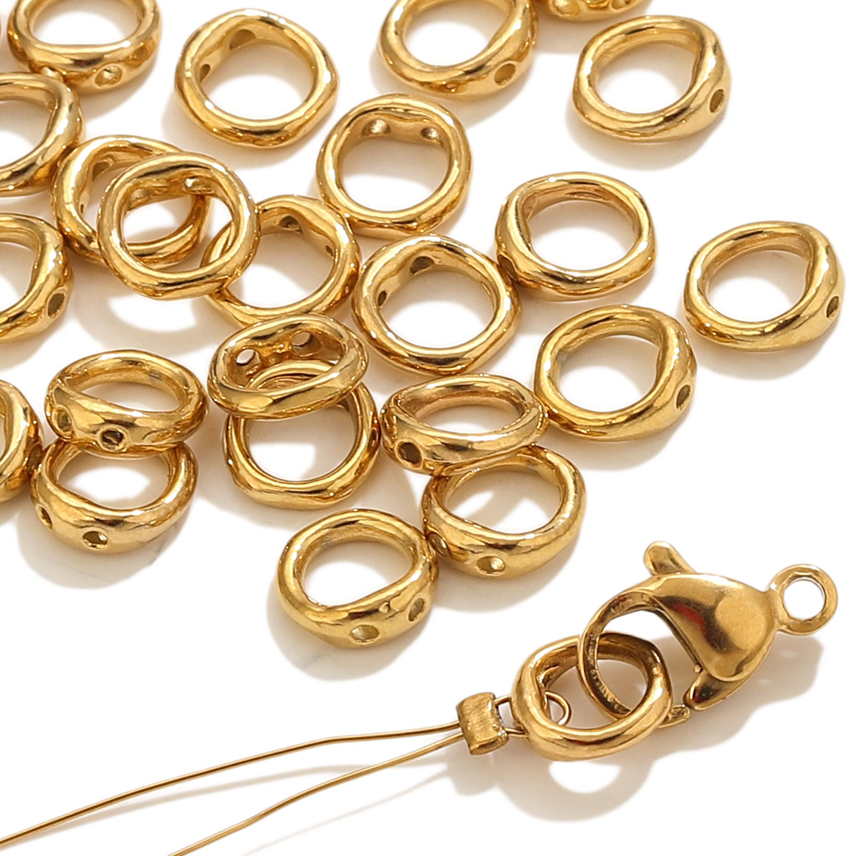 20pcs Stainless Steel Clasps E - Pearl Necklace recension och pris