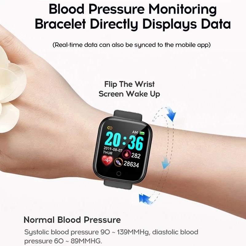 Smart Watch Men Women Wristwat - Italian Jewelry Watches recension och pris