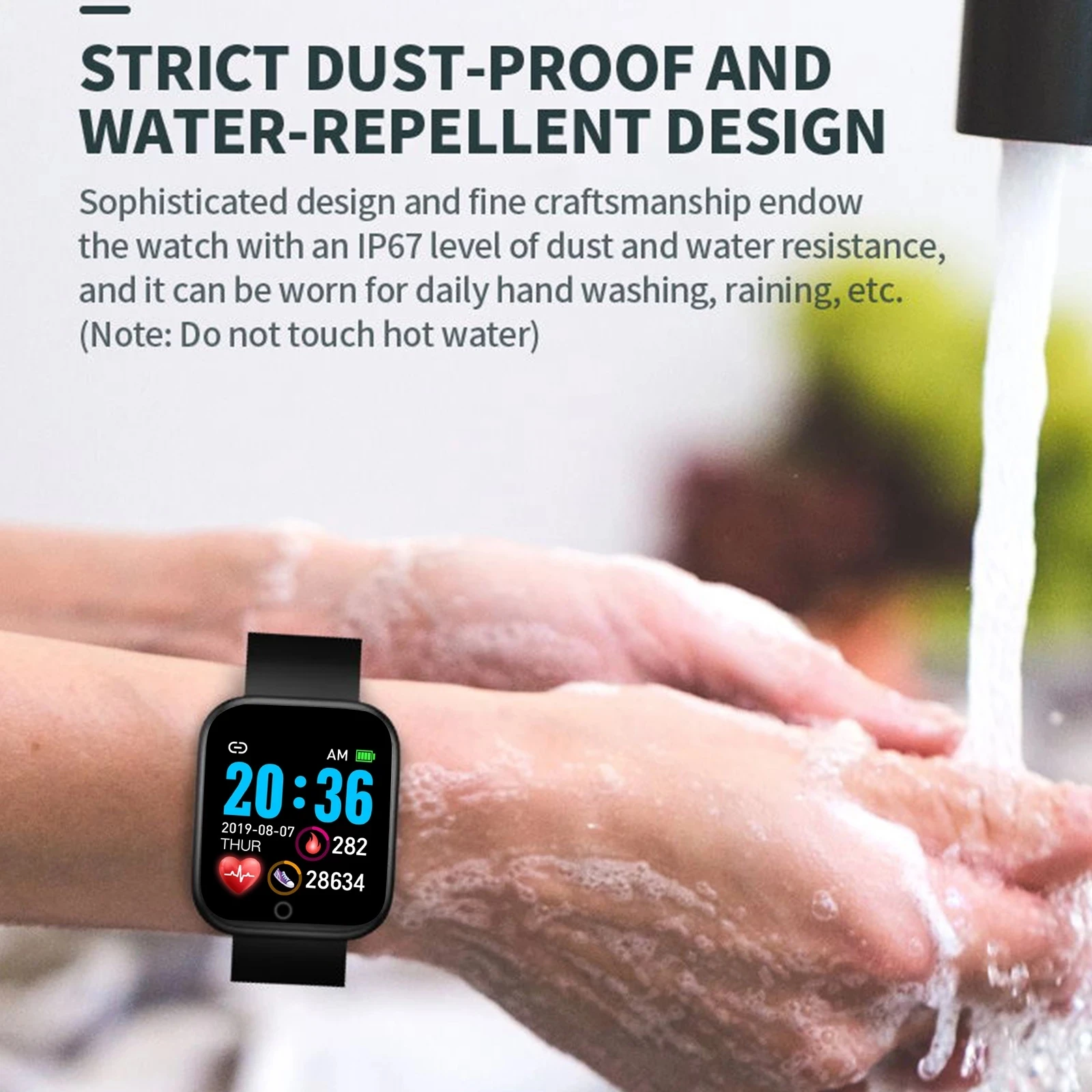 Smart Watch Men Women Wristwat - Italian Jewelry Watches recension och pris