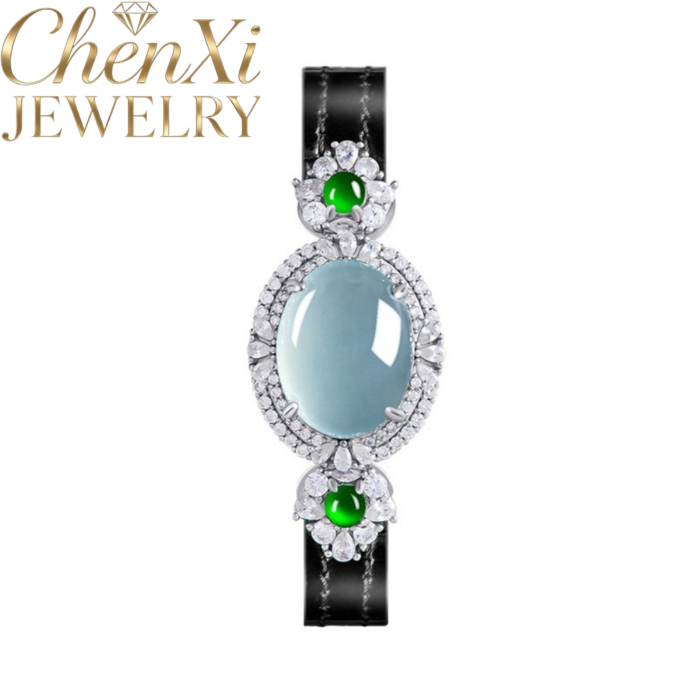 High-End Natural A-Grade Blue  - Fine Jewelry Watches Women recension och pris
