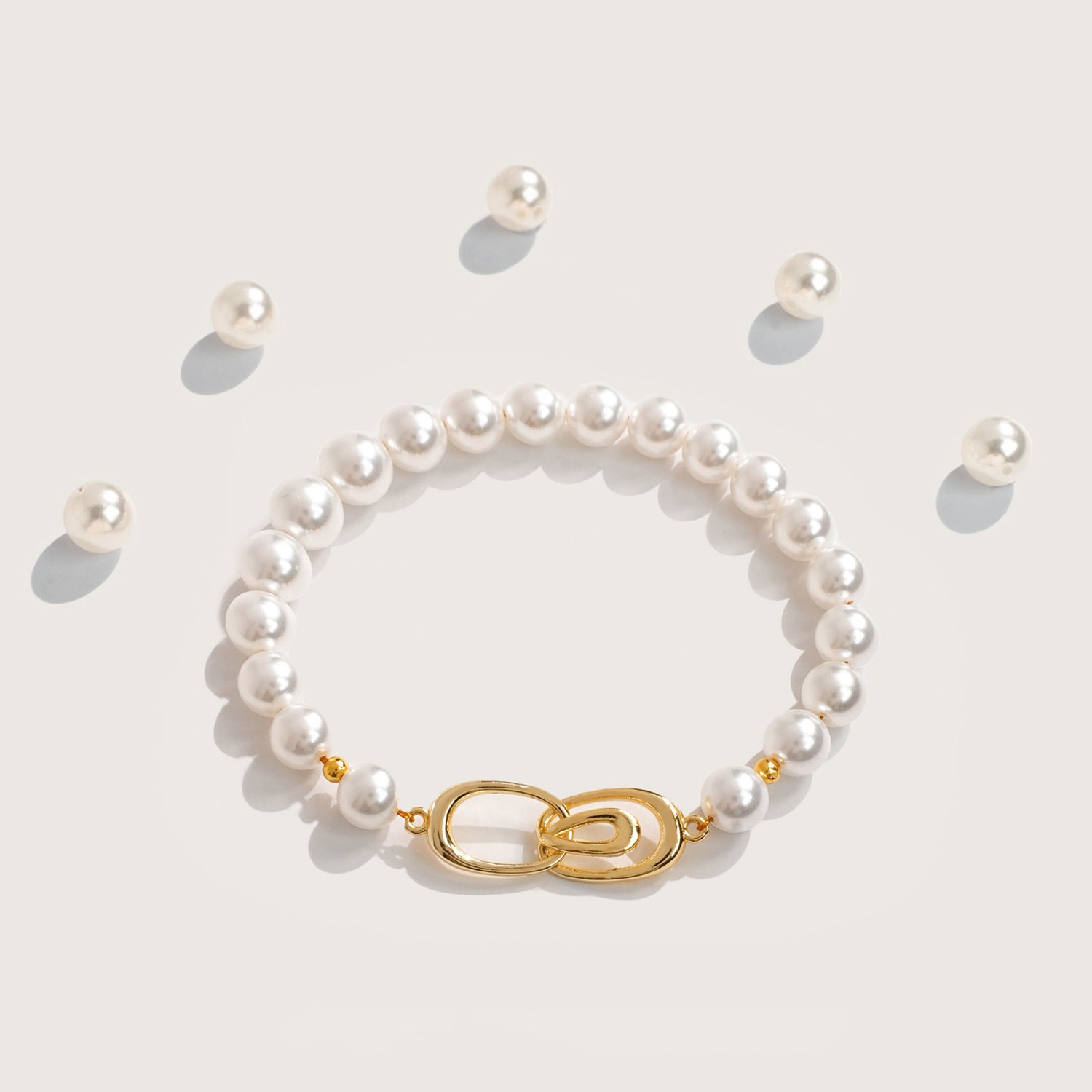 5pcs Gold Plated Simple Clasps - Pearl Necklace recension och pris