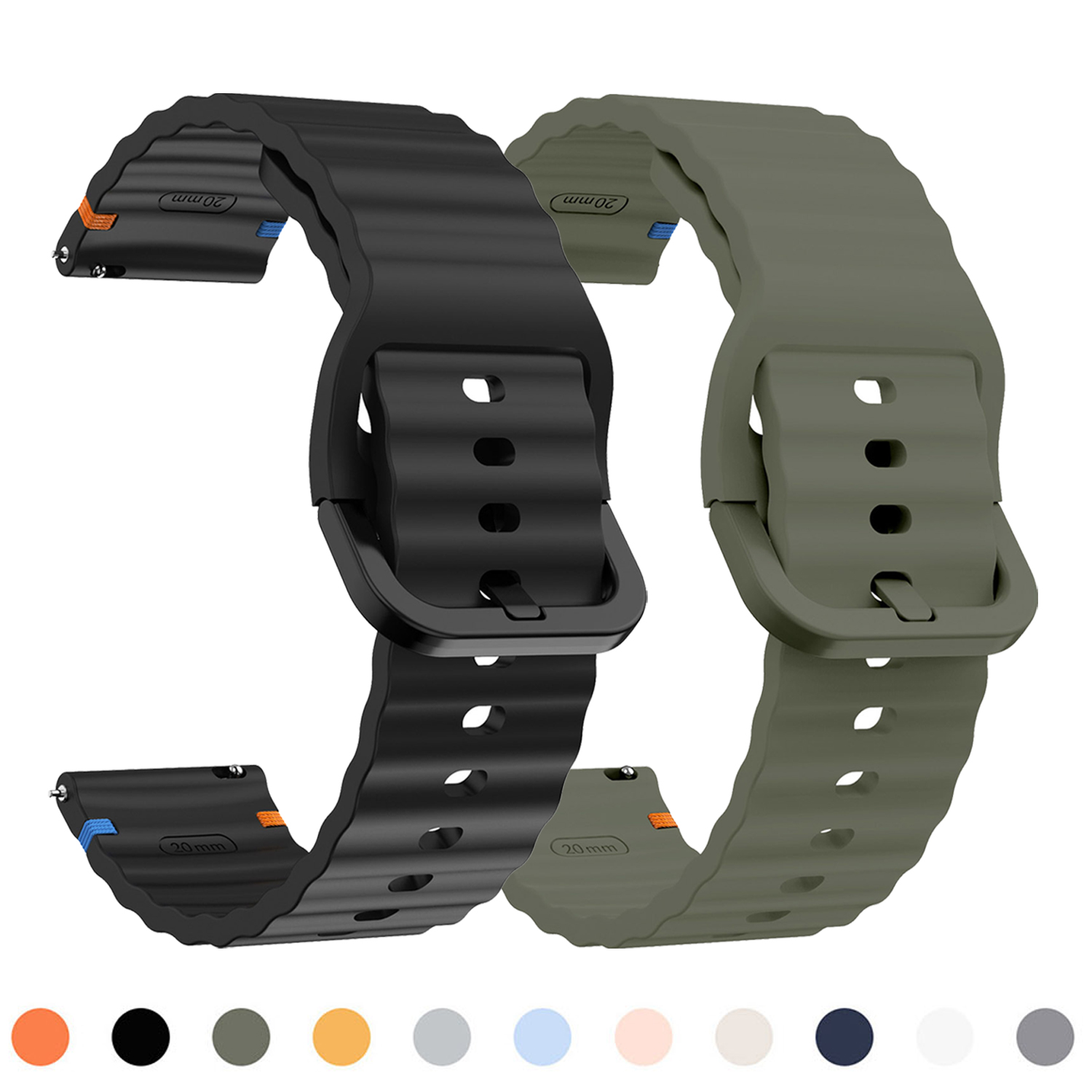 22mm Silicone Wriststrap For X - A1 Watches & Jewelry New York Photos recension och pris