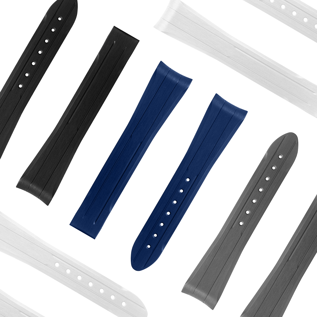 Liquid Silicone Rubber Strap,  - Omega Watch Speedmaster recension och pris