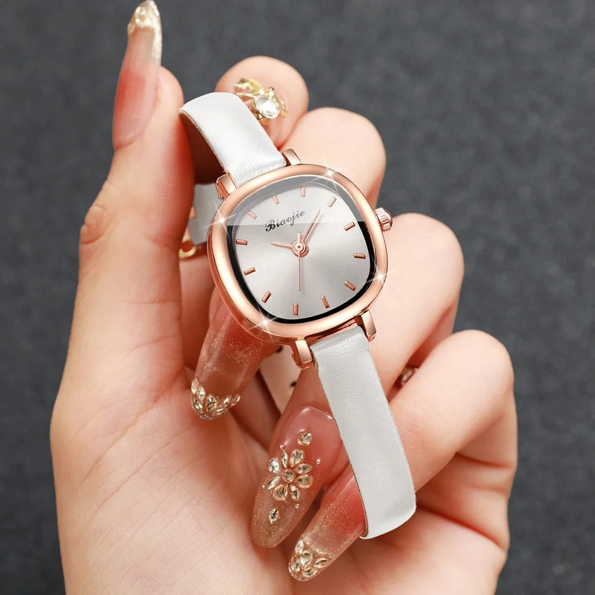 5PCS Fashion Square Dial Women - Fine Jewelry Watches Women recension och pris