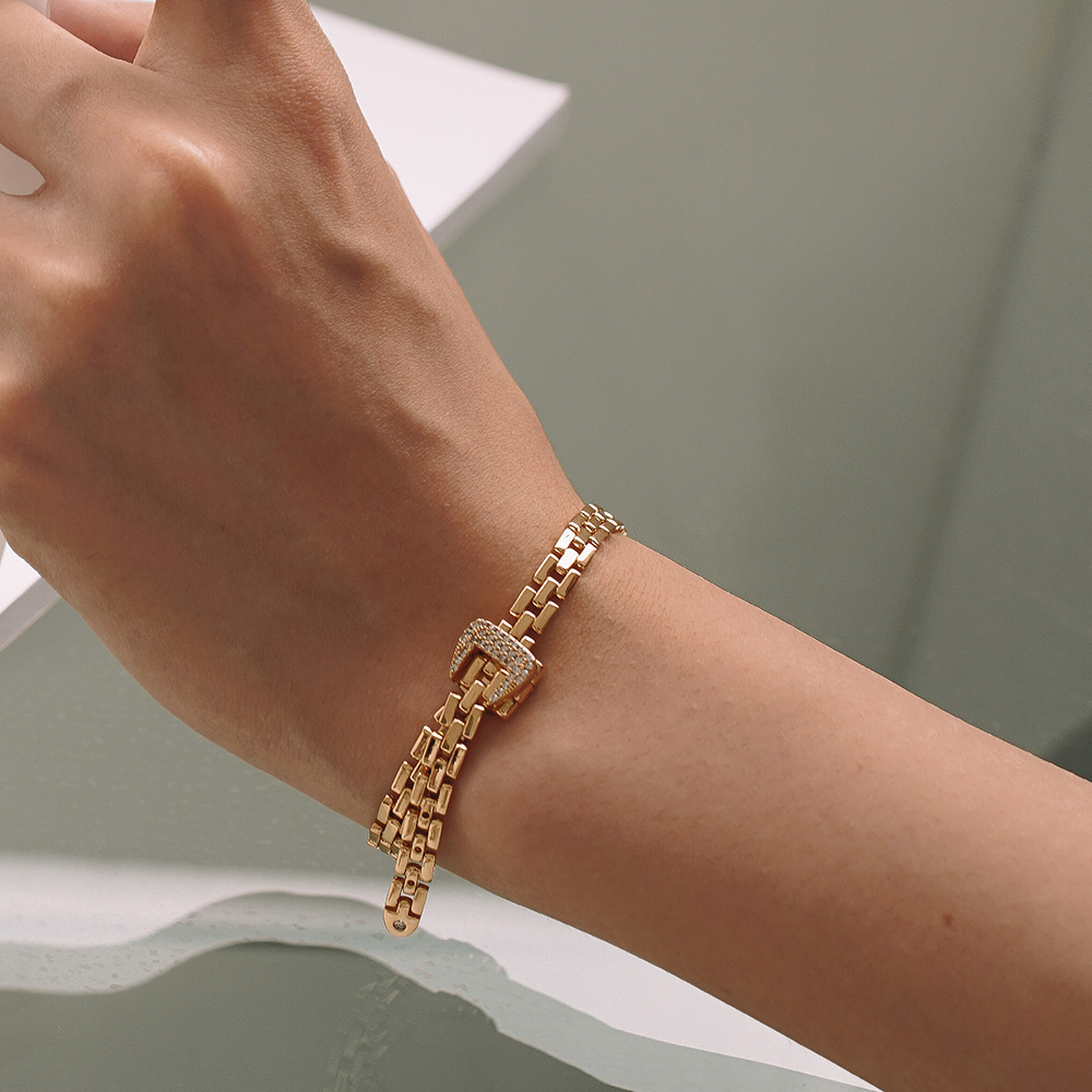 Brass With 18K Gold Watch Band - Fine Jewelry Watches Women recension och pris