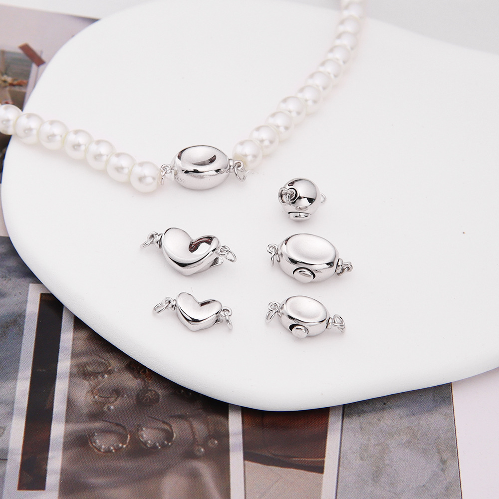 2Pcs 925 Sterling silver Boat  - Pearl Necklace recension och pris