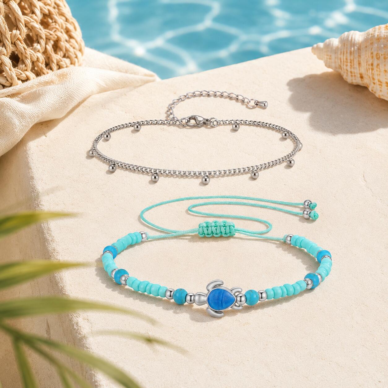 Anklet Set Stainless Steel Lay - Jc Jewelry & Watches recension och pris