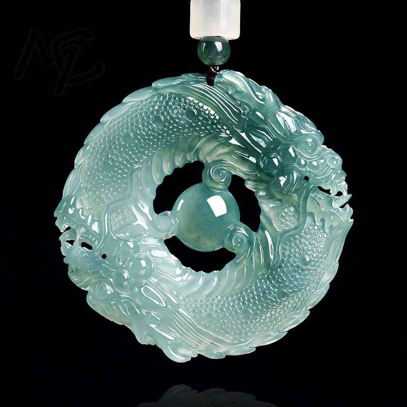 Natural Real Emerald Blue Wate - Jewelry & Watches Ltd recension och pris