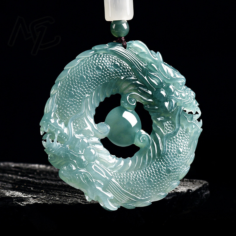 Natural Real Emerald Blue Wate - Jewelry & Watches Ltd recension och pris