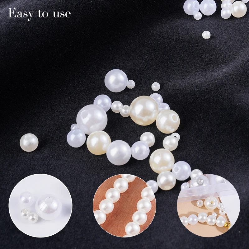 800pcs Artificial Faux Pearl R - Pearl Necklace recension och pris
