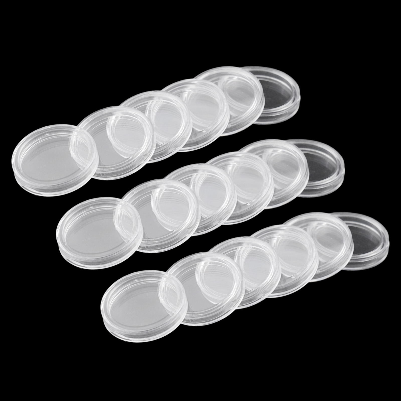 100 Pieces 23mm Clear Round Pl - Collectors Coins Jewelry & Watches Of Smithtown recension och pris