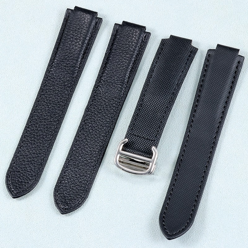 Nylon canvas watchband for BAL - Cartier Watch Ballon Bleu recension och pris