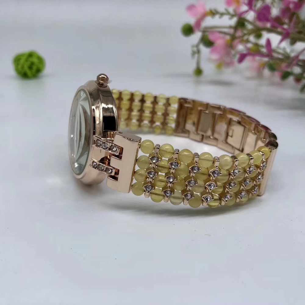 Natural Amber Stone Beads Brac - Fine Jewelry Watches Women recension och pris