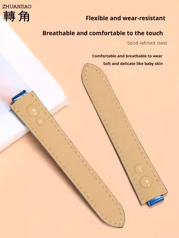 Leather watch strap for Cartie - Cartier Watch Ballon Bleu recension och pris