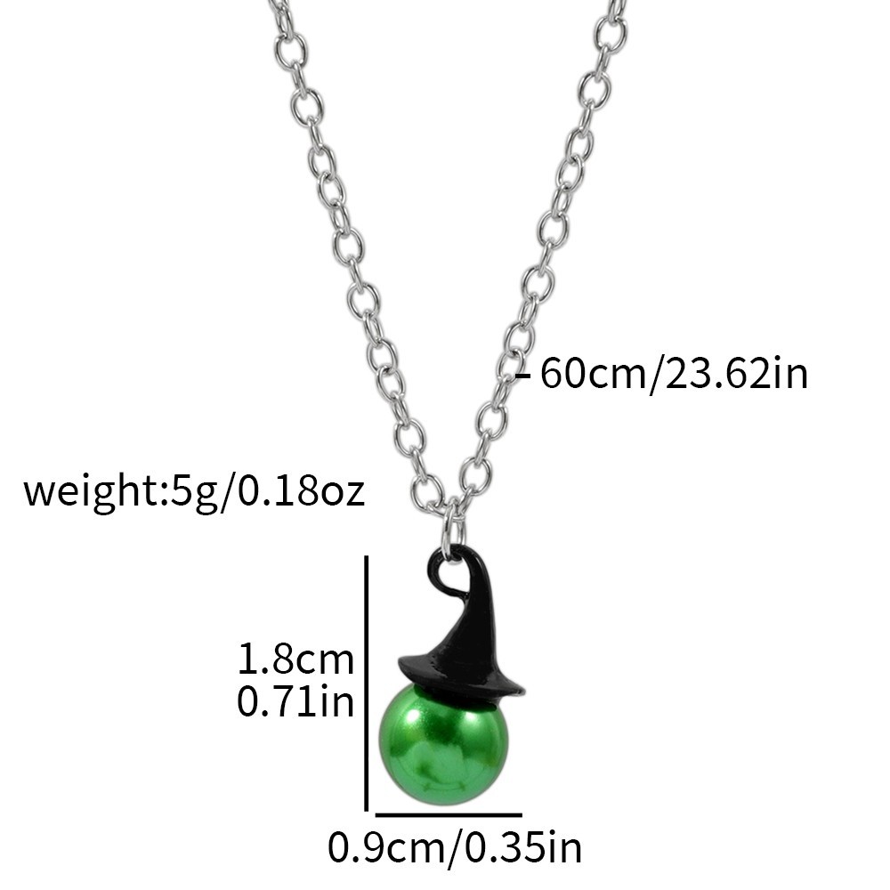 Wicked Inspired Witch Hat & Cr - Pearl Necklace recension och pris