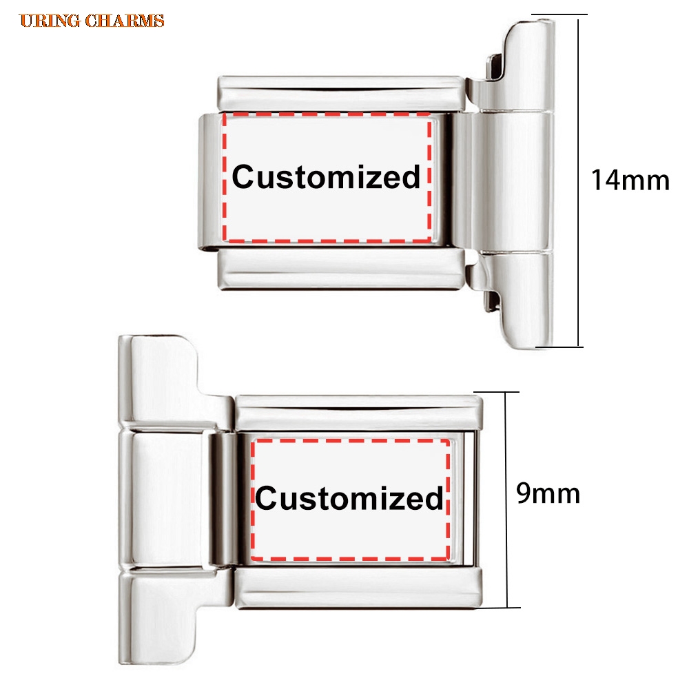 1 pair Picture Logo Customized - Italian Jewelry Watches recension och pris