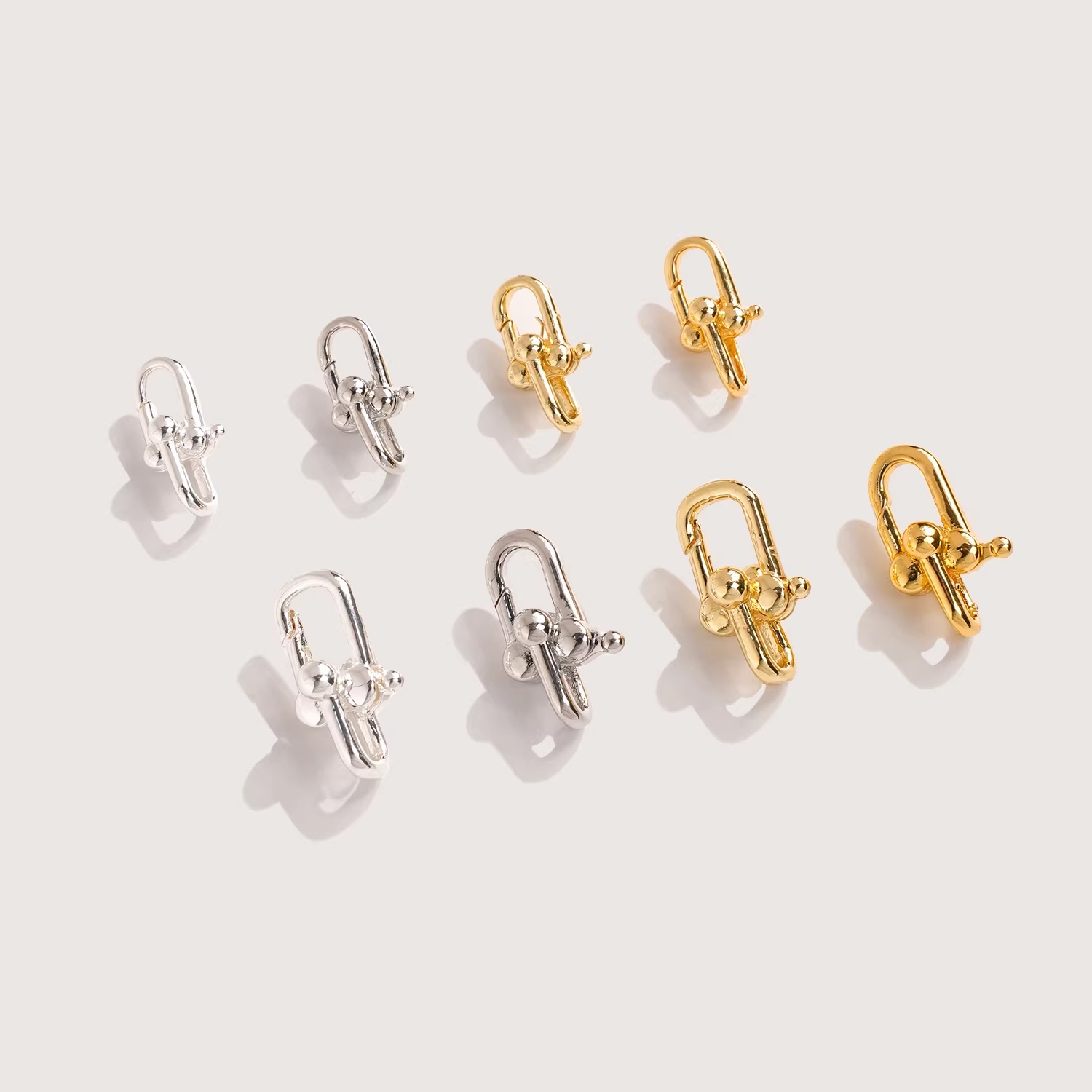 18K Gold Plated Press Clasp, D - Pearl Necklace recension och pris