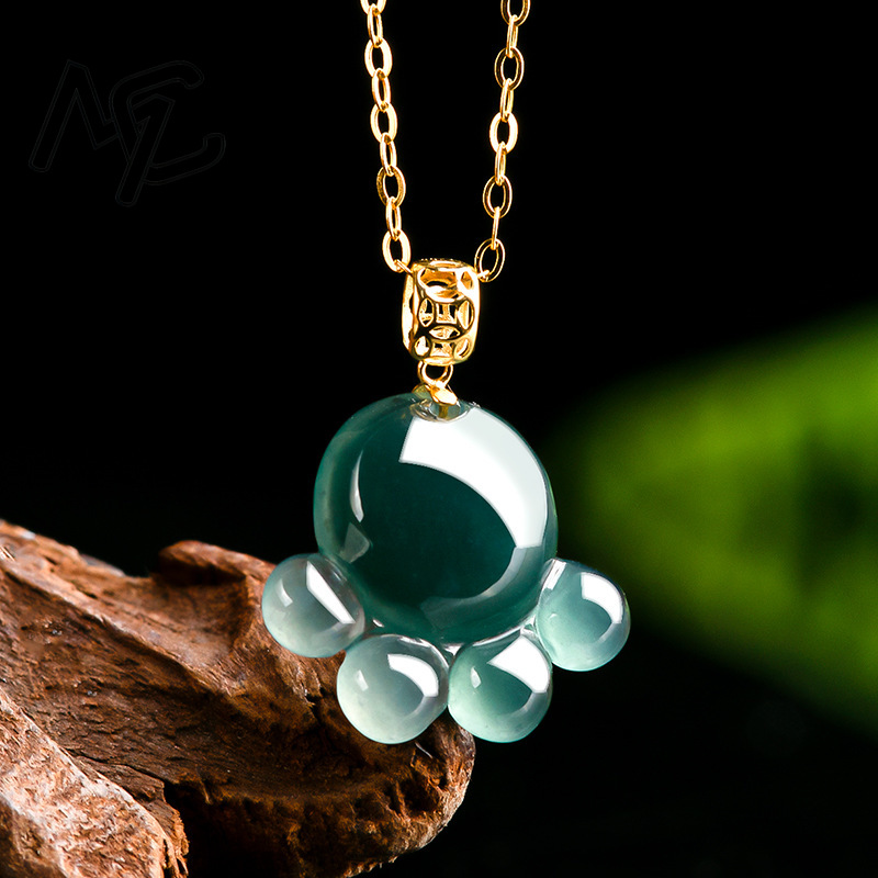 Natural Real Emerald Blue Wate - Jewelry & Watches Ltd recension och pris