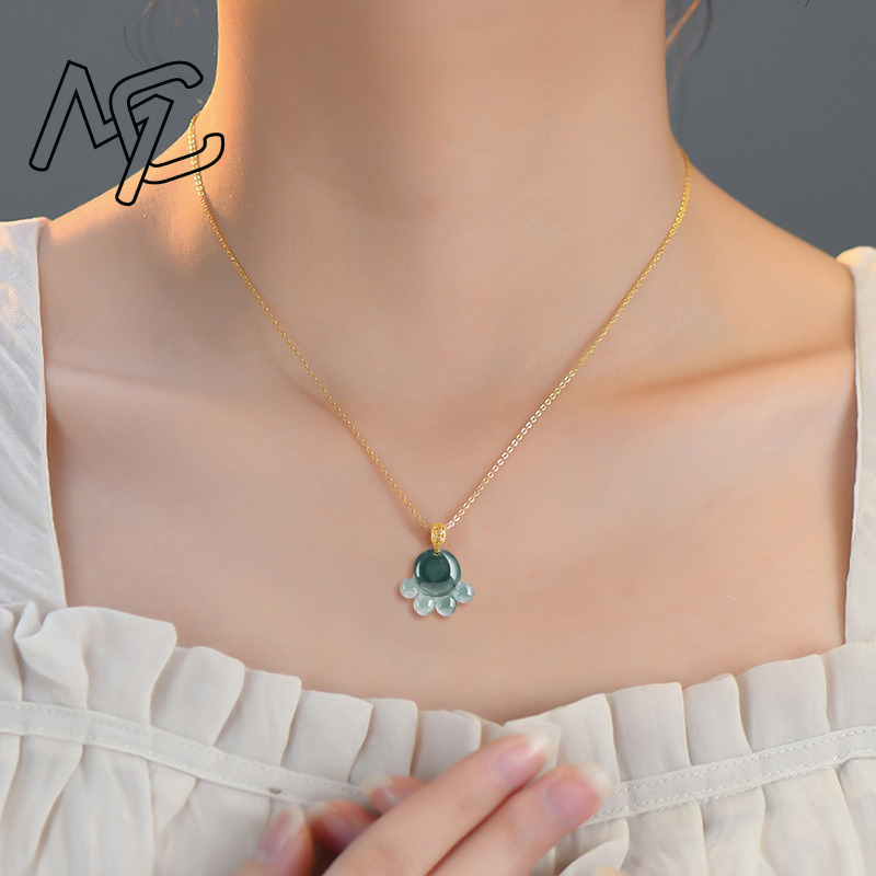 Natural Real Emerald Blue Wate - Jewelry & Watches Ltd recension och pris