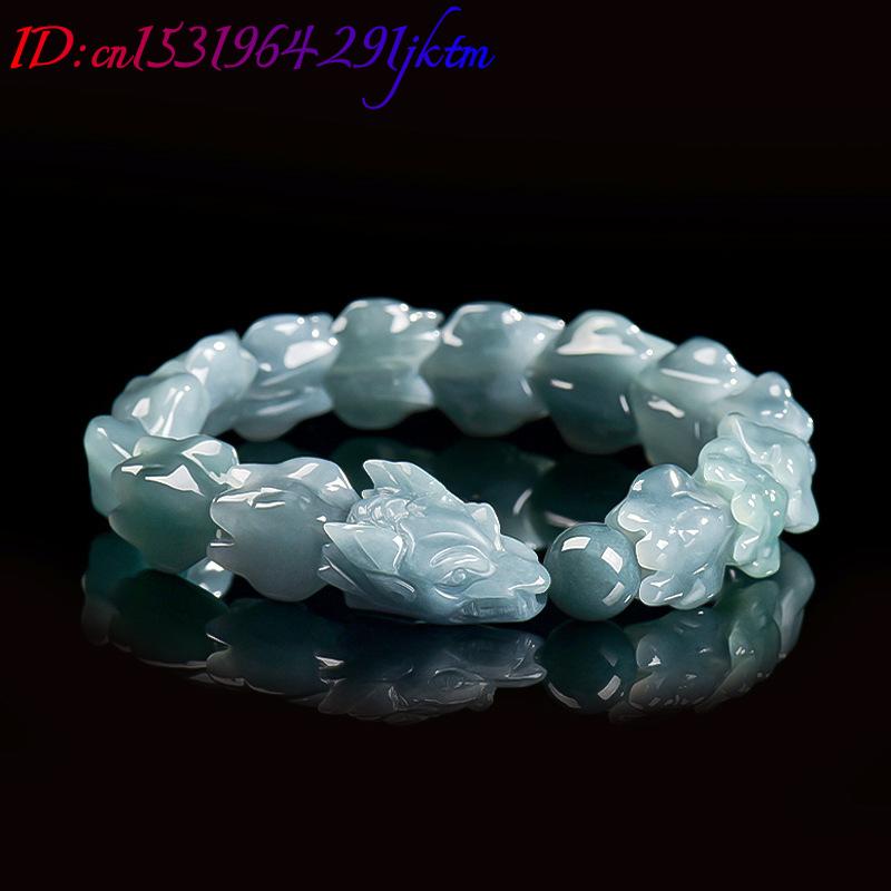 Blue Burmese Jadeite Dragon Br - Jewelry & Watches Ltd recension och pris