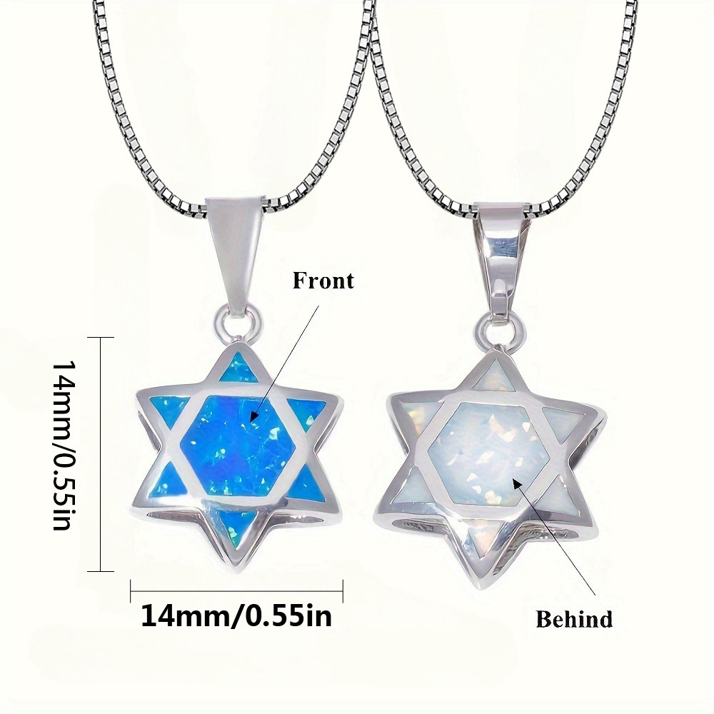 Star of David Opal Pendant Nec - Jewelry & Watches Ltd recension och pris