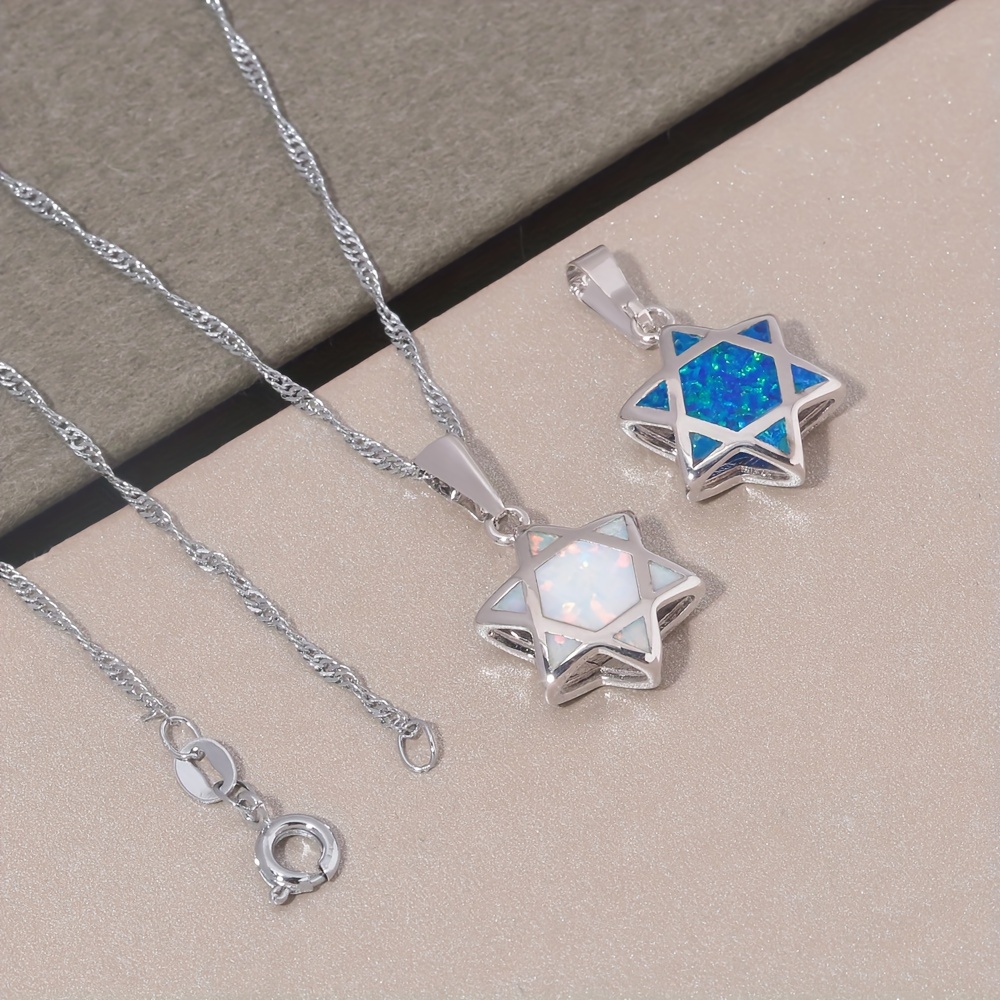 Star of David Opal Pendant Nec - Jewelry & Watches Ltd recension och pris