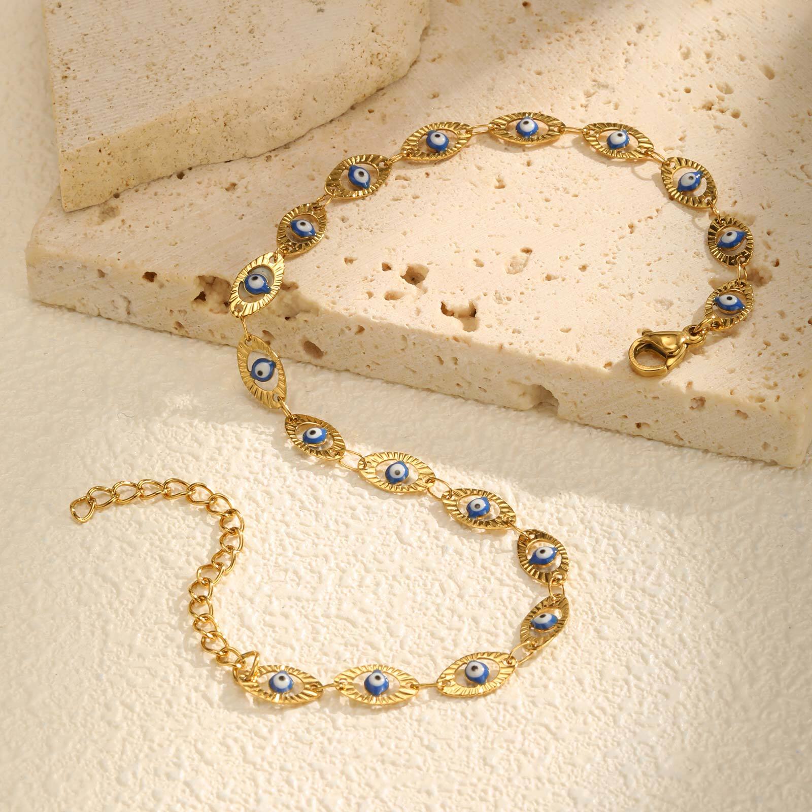 Evil Eye Anklet Bracelet for W - Jc Jewelry & Watches recension och pris