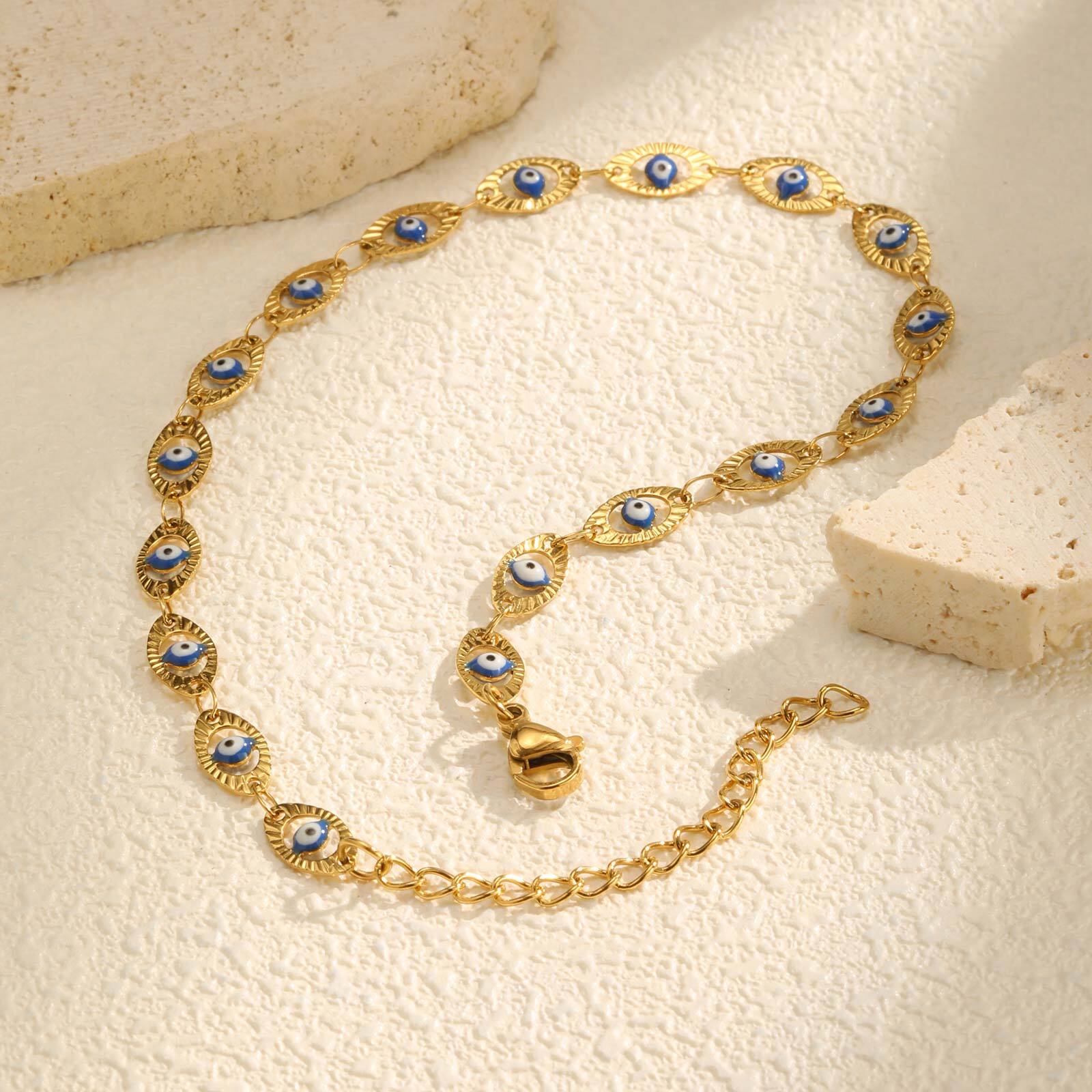 Evil Eye Anklet Bracelet for W - Jc Jewelry & Watches recension och pris