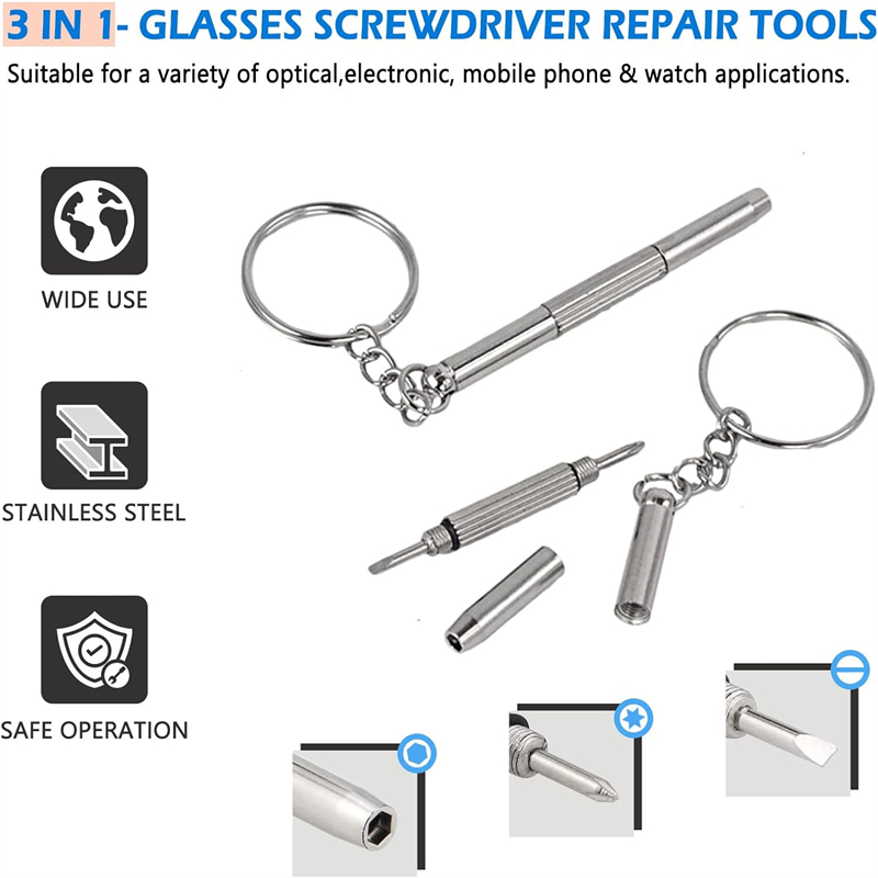 Mini Hand Glasses Screwdrivers - Watch Repair Tool Kit recension och pris