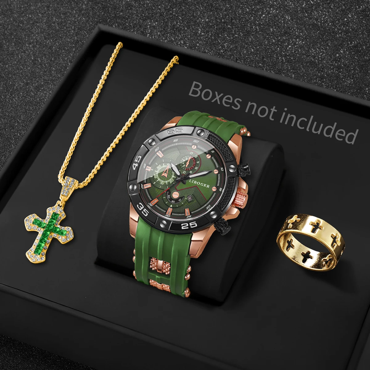 3PCS Fashion Male Sports Watch - Jewelry Type Watches recension och pris