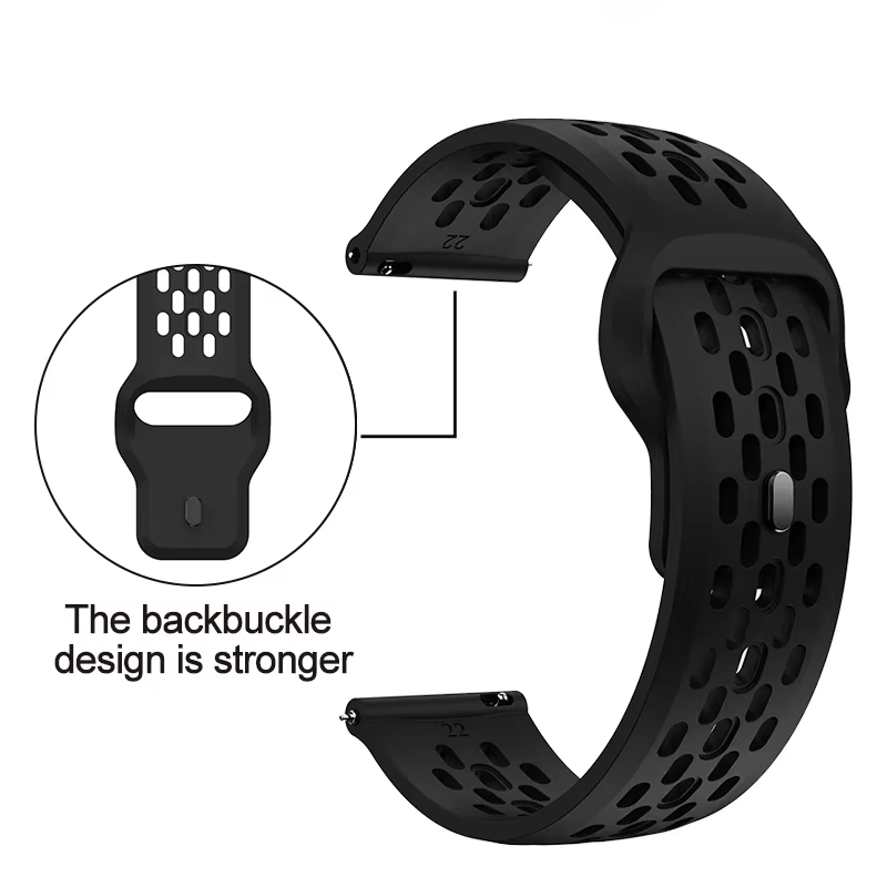 22mm Sport Silicone Strap For - A1 Watches & Jewelry New York Photos recension och pris