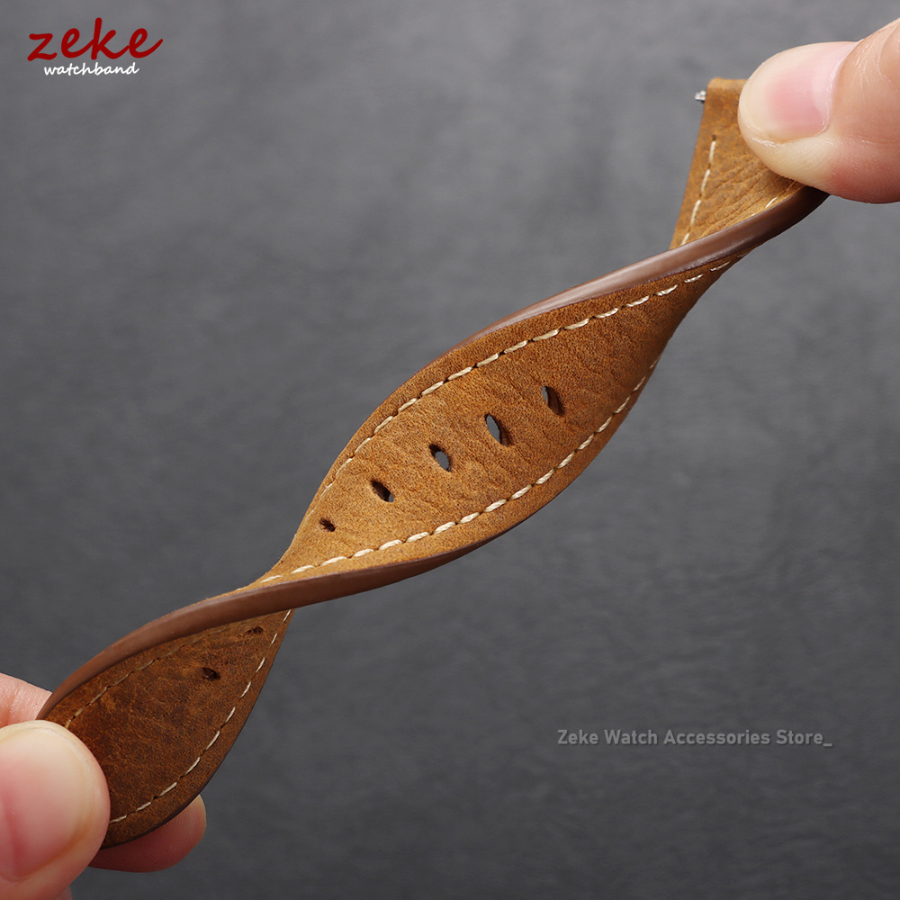 Handmade Genuine Leather Watch - Omega Watch Speedmaster recension och pris