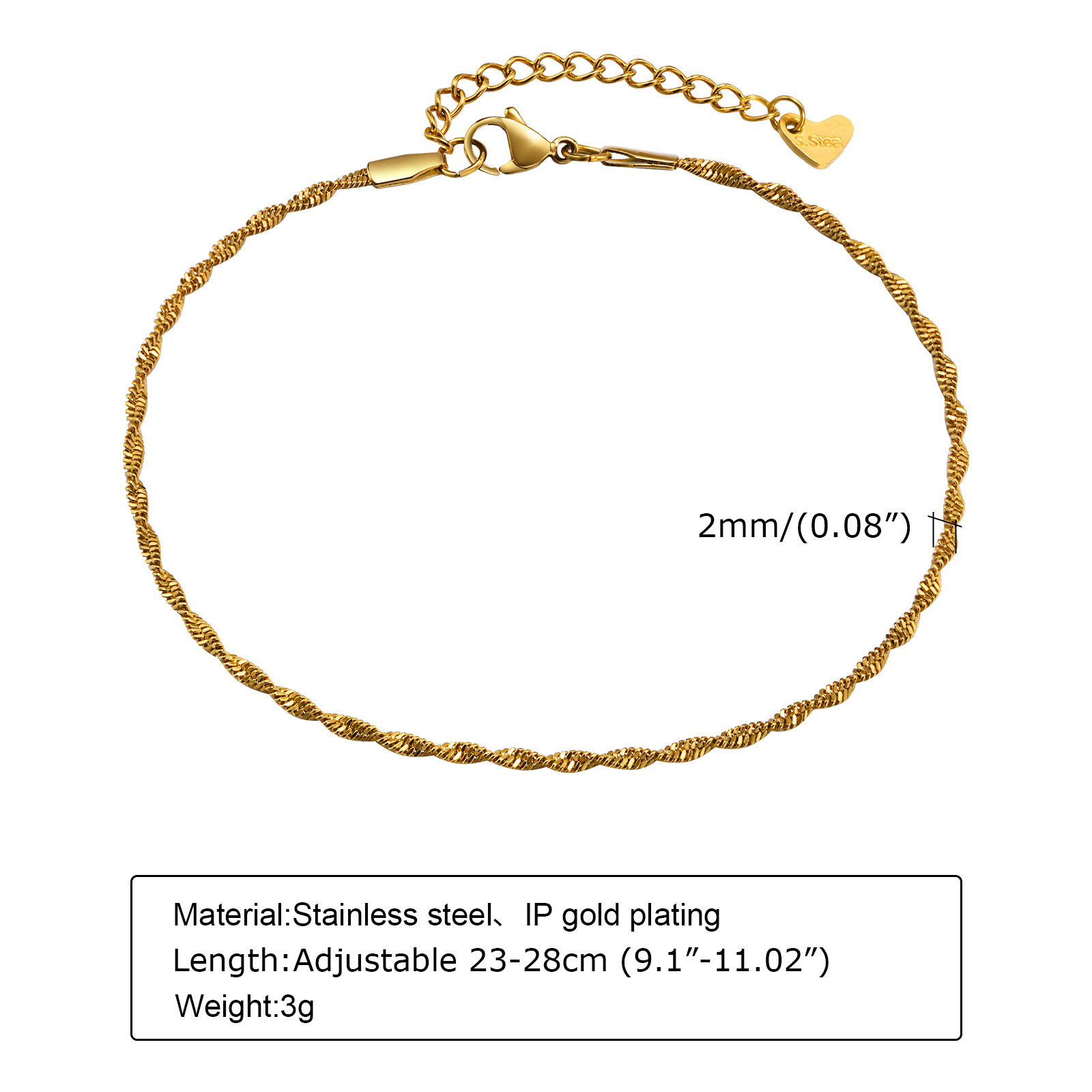 Women's Waterproof Stainless S - Jc Jewelry & Watches recension och pris